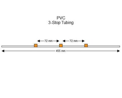 3-Stop PVC Orange-Orange Pump Tubing