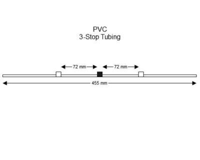 3-Stop PVC White-Black Pump Tubing - PT-3150P