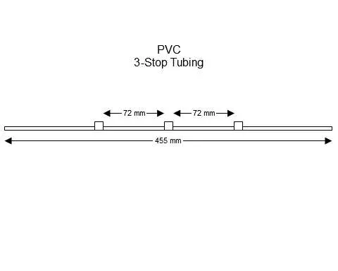 3-Stop PVC White-White Pump Tubing - PT-3160P