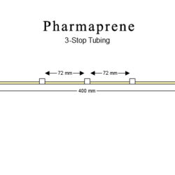 3-stop Pharmaprene White-White Pump Tubing - PT-3160PH