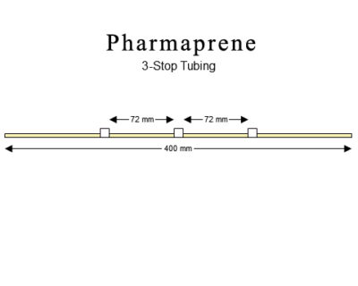 3-stop Pharmaprene White-White Pump Tubing - PT-3160PH