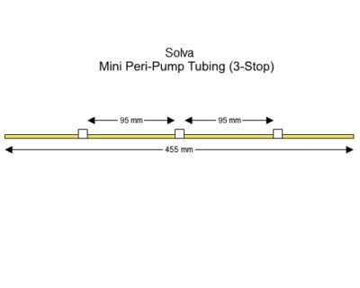 Mini 3-Stop Solva White-White Pump Tubing - PT-3160SV-95