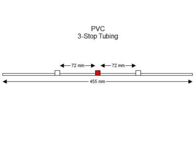 3-Stop PVC White-Red Pump Tubing - PT-3170P