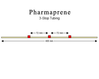 3-stop Pharmaprene Red-Red Pump Tubing - PT-3180PH