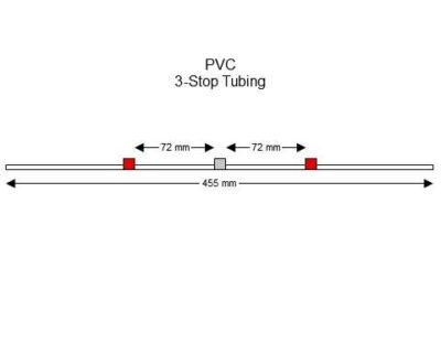 3-Stop PVC Red-Grey Pump Tubing - PT-3190P