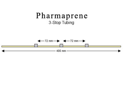 3-stop Pharmaprene Grey-Grey Pump Tubing - PT-3200PH