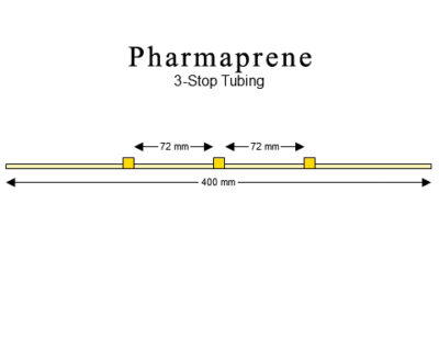 3-Stop Pharmaprene Yellow-Yellow Pump Tubing - PT-3210PH