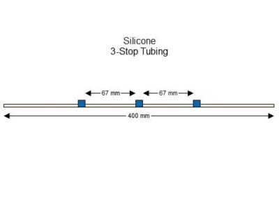 3-stop Silicone Blue-Blue Pump Tubing - PT-3230SI