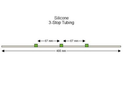 3-stop Silicone Green-Green Pump Tubing - PT-3250SI