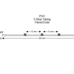 Flared 3-Stop PVC Purple-Purple Pump Tubing