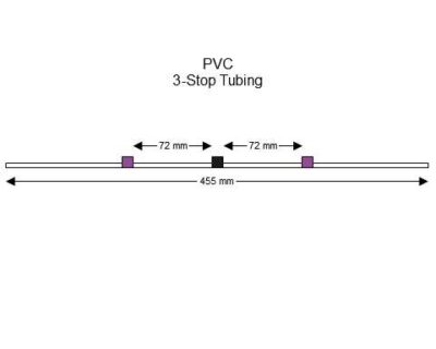 3-Stop PVC Purple-Black Pump Tubing