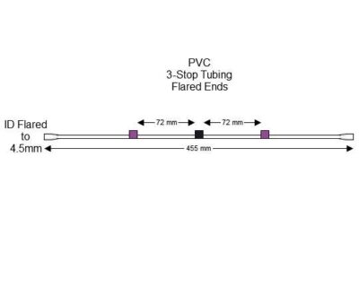 Flared 3-Stop PVC Purple-Black Pump Tubing - PT-3270PF