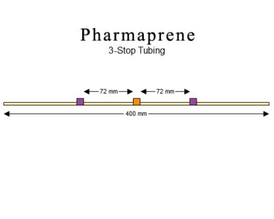 3-Stop Pharmaprene Purple-Orange Pump Tubing- PT-3280PH