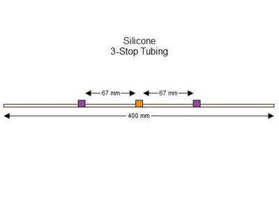 3-Stop Silicone Purple-Orange Pump Tubing - PT-3280SI