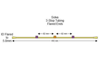 Flared 3-Stop Solva Purple-Orange Pump Tubing - PT-3280SVF