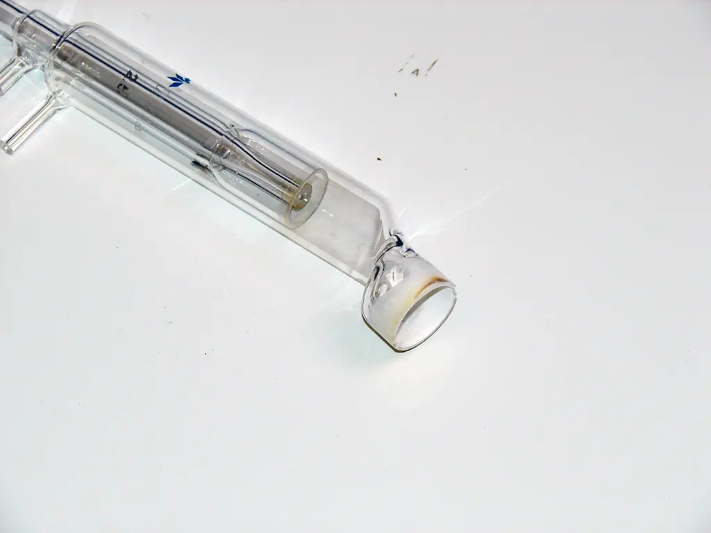 A torch with a melting outer shield