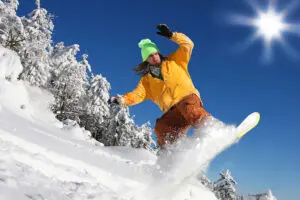 Snowboarding in Colorado