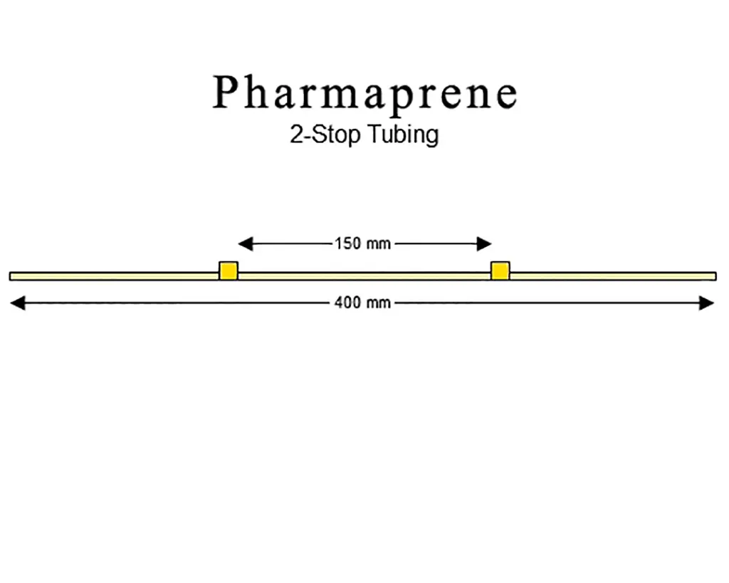 Pump Tube Accuracy using Pharmaprene is displayed in this illustration.