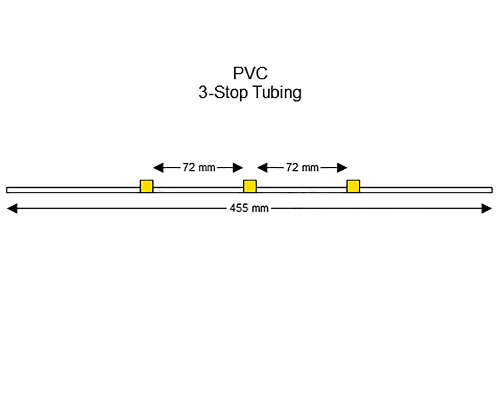Pump Tubing Accuracy is possible with PVC tubing.