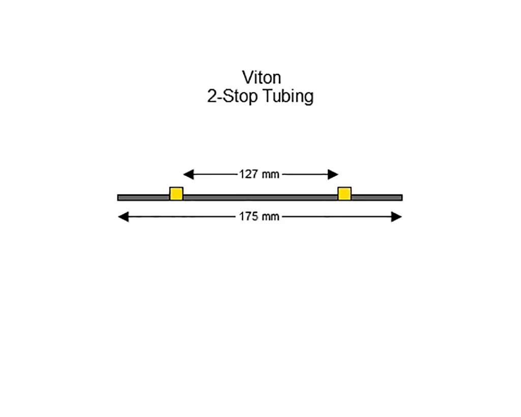 Pump Tubing Accuracy is more refined with the Viton Tubing.