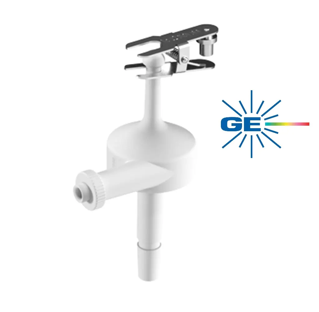 Spray Chamber Twister PFA with B14 drain and Helix CT