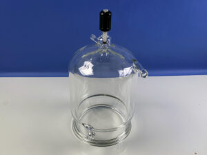 Custom labware at Precision Glassblowing made this seven liter glass reactor possible when nothing off the shelf fit.