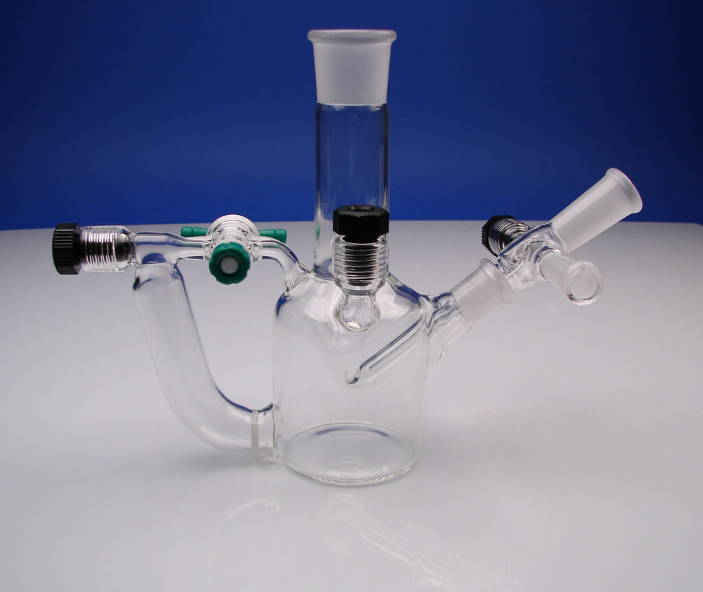 Custom laboratory glassware, completed.