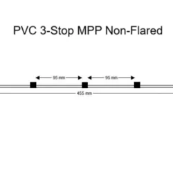 Mini 3-Stop PVC Black-Black Pump Tubing - PT-3130P-95