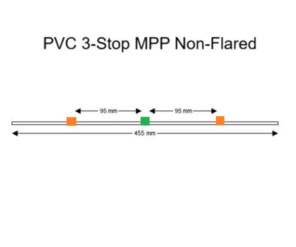 Mini 3-Stop PVC Orange-Green Pump Tubing - PT-3080P-95