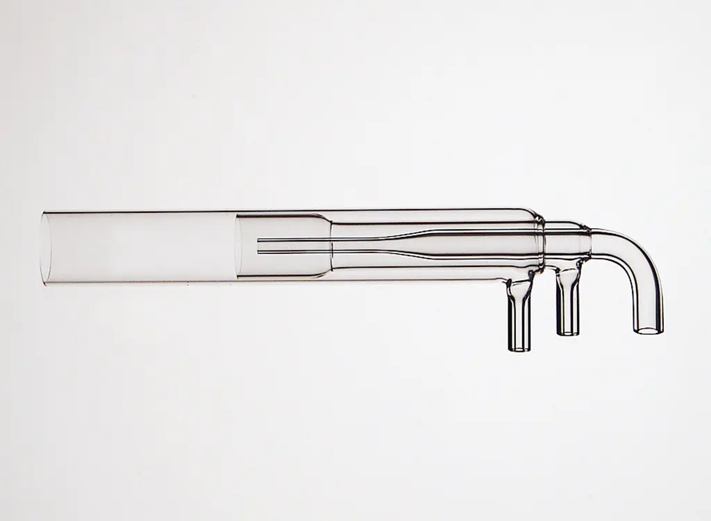 Precision-crafted torch choices from high-quality quartz, this choice of torch features three concentric tubes fused into a single, perfectly aligned unit.